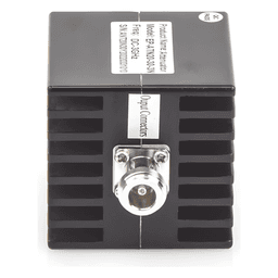 Atenuador en Línea RF / 30 dB / 0-3 GHz / 20 W / VSWR <1.2 / Conector N Macho-Hembra / Uso Interior