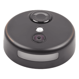 Video portero IP/WiFi con cámara HD y audio bidireccional, monitoreo gratuito por app, acabado bronce, integrable con Honeywell Total Connect 2.0