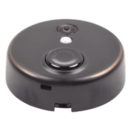 Video portero IP/WiFi con cámara HD y audio bidireccional, monitoreo gratuito por app, acabado bronce, integrable con Honeywell Total Connect 2.0