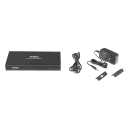 Controlador de VIDEOWALL  de 2 x 2 / Distribuye en 4 pantallas el video de 1 Entrada HDMI  / Resolución 1080p a 60 Hz. / Salida de audio de 3.5mm / Modo pantalla Completa o Modo Clon / Muy Fácil de crear una pared de Video Wall
