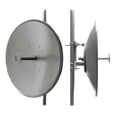 Antena para enlaces Carrier Class Polaridad Sencilla, Frec. 4.9 - 5.9 GHz Ganancia 32 dBi, 