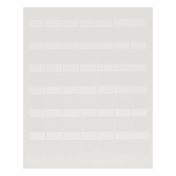 Etiquetas Auto-Laminadas / 25.4 x 38.1 mm / Poliéster / 10-6 AWG / -18°C a 135°C / 2500 piezas