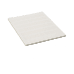 Etiquetas Auto-Laminadas / 25.4 x 38.1 mm / Poliéster / 10-6 AWG / -18°C a 135°C / 2500 piezas