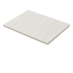 Etiquetas Auto-Laminadas / 25.4 x 38.1 mm / Poliéster / 10-6 AWG / -18°C a 135°C / 2500 piezas