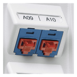 Kit de 10 Dispositivos para Bloquear Puertos Jack RJ45, Color Rojo, Incluye Llave de Extracción