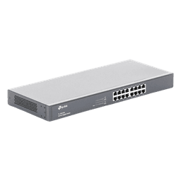 Switch Gigabit no administrable de 16 puertos 10/100/1000 Mbps para rack