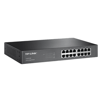 Switch Gigabit no administrable / 16 puertos 10/100/1000 Mbps / 35.7 Mpps / Escritorio o rack