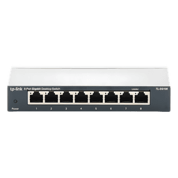 Switch Gigabit no administrable de 8 puertos 10/100/1000 Mbps 