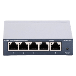 Switch Gigabit no administrable de 5 puertos 10/100/1000 Mbps 