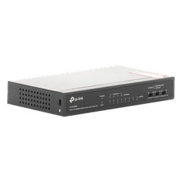Switch PoE+ No Administrable / De Escritorio 8 puertos 10/100 Mbps / 4 puertos PoE af/at Inteligente / Presupuesto 66 W / Hasta 250 metros