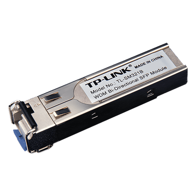 Transceptor mini-GBIC / SFP WDM Bi-Direccional / Monomodo 1GBase / Distancia 10 KM / Conector LC / (Necesita el modelo TL-SM321A para enlazar)