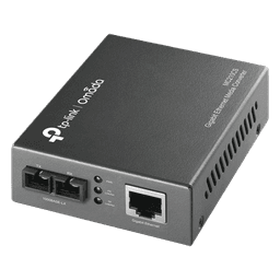 Convertidor de Medios Fibra Óptica / Monomodo 20 km (12.4 mi) / Gigabit Ethernet RJ45 / Puerto SC / Plug and Play
