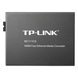 Convertidor Fibra Óptica WDM Monomodo / 1 puerto RJ45 10/100 Mbps / 1 puerto SC/UPC 100 Mbps /  Hasta 20 Km / Para su Funcionamiento Requiere el Modelo MC112CS / Plug and Play