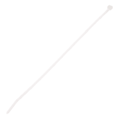 Cincho de Nylon 6.6, Color Natural, 292 mm largo x 4.8mm de ancho, Sección Transversal Estándar, Paquete de 1000 Piezas