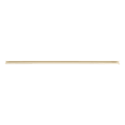 Canaleta LD3 de PVC rígido, con cinta adhesiva para instalación sin herramientas, 19.6 x 11.2 x 1828.8 mm, Color Blanco Mate