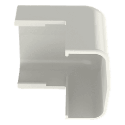 Esquinero Exterior / ABS / UL94V-0 FT4 / 90° / 0 a 50°C / Blanco Mate