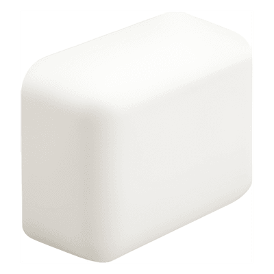 Tapa Final / ABS Blanco Mate / UL94V-0 FT4 / 0 a 50°C / Sin Herramientas