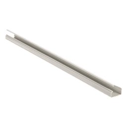 Canaleta LD10 de PVC rígido, con cinta adhesiva para instalación sin herramientas, de 38.4 x 24 x 1828.8 mm, Color Blanco Mate