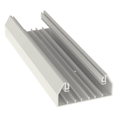 Base para Canaleta / PVC Rígido / 103.3 x 44.9 x 2400 mm / UL94V-0 / TIA/EIA / 600 VAC / 2.4 m (7.87 ft)