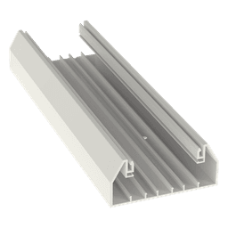 Base para Canaleta / PVC Rígido / 103.3 x 44.9 x 2400 mm / UL94V-0 / TIA/EIA / 600 VAC / 2.4 m (7.87 ft)