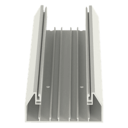 Base para Canaleta / PVC Rígido / 103.3 x 44.9 x 2400 mm / UL94V-0 / TIA/EIA / 600 VAC / 2.4 m (7.87 ft)