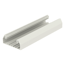 Base para Canaleta / PVC Rígido / 103.3 x 44.9 x 2400 mm / UL94V-0 / TIA/EIA / 600 VAC / 2.4 m (7.87 ft)