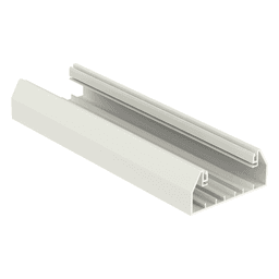 Base para Canaleta / PVC Rígido / 103.3 x 44.9 x 2400 mm / UL94V-0 / TIA/EIA / 600 VAC / 2.4 m (7.87 ft)