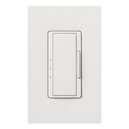 Control de pared para velocidad de ventilador de techo, 4 velocidades silenciosas más apagado, 120 V y 2 A, inalámbrico Clear Connect, para sistema RadioRA 2