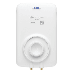 Antena sectorial simétrica UniFi, doble banda con apertura de 90° en 2.4 GHz (10 dBi) y 45° en 5 GHz (15dBi)