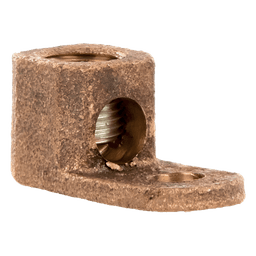Terminal Tipo Lengüeta Recta de Cobre, Cal. 8 a 1/0 AWG,  Orificio para perno de 5/16" (7.9mm)