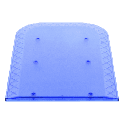 Domo lateral de reemplazo / Policarbonato / Compatible X67A / Color azul / Sin herramientas