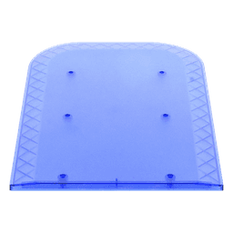 Domo lateral de reemplazo / Policarbonato / Compatible X67A / Color azul / Sin herramientas