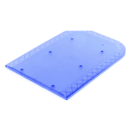 Domo lateral de reemplazo / Policarbonato / Compatible X67A / Color azul / Sin herramientas