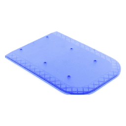 Domo lateral de reemplazo / Policarbonato / Compatible X67A / Color azul / Sin herramientas