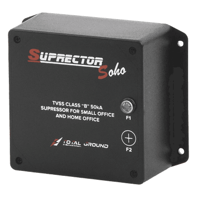 Supresor de Transientes Clase B / 1 Fase 3 Hilos / 127 Vca / 50 kA / IP64 / Diseño Interior Compacto