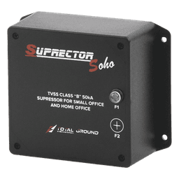 Supresor de Transientes Clase B / 1 Fase 3 Hilos / 127 Vca / 50 kA / IP64 / Diseño Interior Compacto