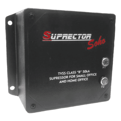 Supresor de Transientes Clase B / 2 Fases 4 Hilos / 220 Vca / 50 kA / Atenuación EMI/RFI 55 dB / IP64 / Diseño Interior Compacto