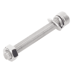 Tornillo acero inoxidable  M8*65 para montajes de modulos fotovoltaicos 