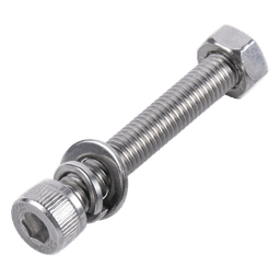 Tornillo acero inoxidable  M8*55 para montajes de módulos foto voltaicos