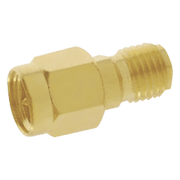 Adaptador en Línea, de Conector SMA Macho a SMA Hembra Inverso, Oro/ Oro/ Teflón.