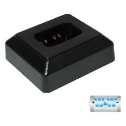 Adaptador para Cargador rápido y estándar para MCIIA / MCIA. Para Radios Motorola Visar.
