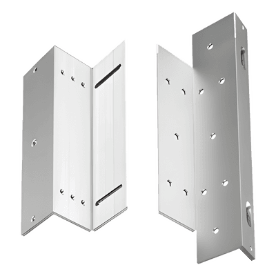 Kit de Brackets de Montaje Z y L / Aluminio Reforzado / 182 x 40 x 24.3 mm / Para Chapa Magnética