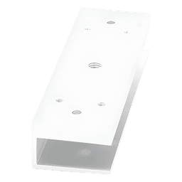 Montaje en U para Puerta de Vidrio / Sin Perforación / Puertas 8 a 15 mm / 130x41x28 mm / 0.24 kg