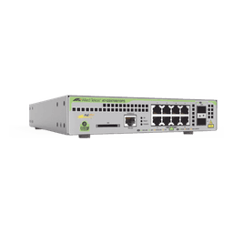 Switch PoE+ Administrable / 8 Puertos Gigabit / 2 SFP Uplink / 124 W PoE / Capa 3