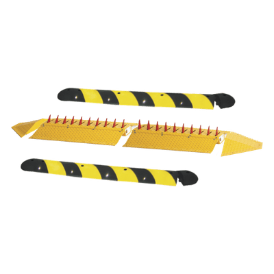 Kit de picos ponchallantas autónomo / Carriles de 2.2 M / No requiere barrera / FACIL INSTALACION / Incluye topes y tornilleria