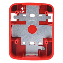 Caja de Montaje en Pared y Techo / Para Bocina y Bocina con Estrobo / Color Rojo / Compatible Serie L