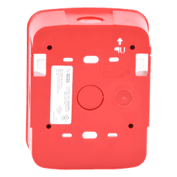 Caja de Montaje en Pared y Techo / Para Bocina y Bocina con Estrobo / Color Rojo / Compatible Serie L