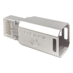 Plug RJ45 Cat6A Blindado / Terminación en Campo / 10G / UL 2043 Plenum / Sin Bota / Compatible Blindado y No Blindado