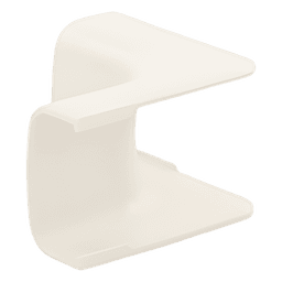 Esquinero interior / Canaleta LD5 / ABS / Blanco mate / UL94V-0 FT4 / 90° / 0°C a 50°C