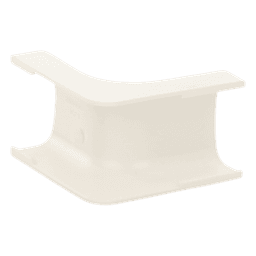 Esquinero interior / Canaleta LD5 / ABS / Blanco mate / UL94V-0 FT4 / 90° / 0°C a 50°C